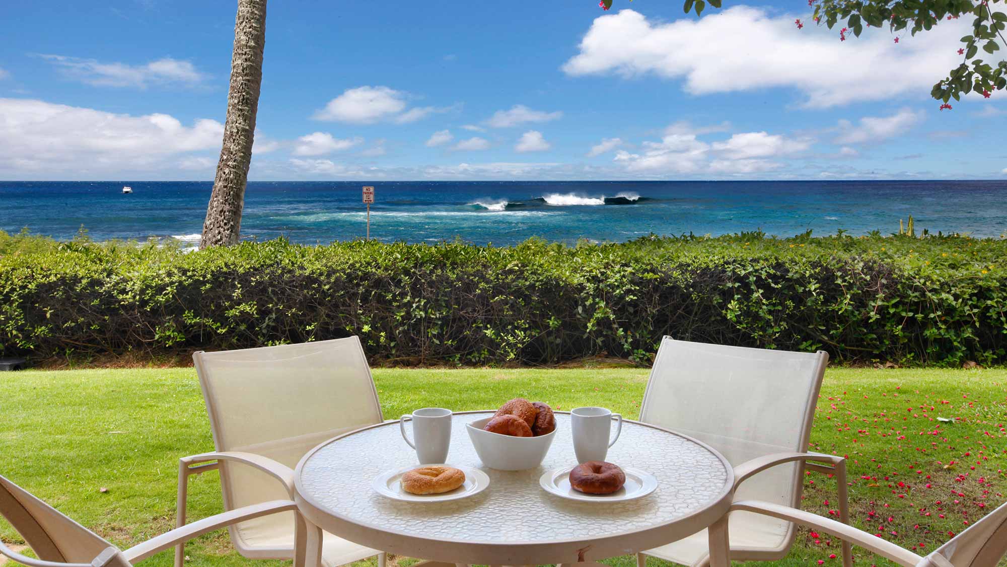 Poipu Kapili Resort #12 - Oceanfront Lanai View - Parrish Kauai