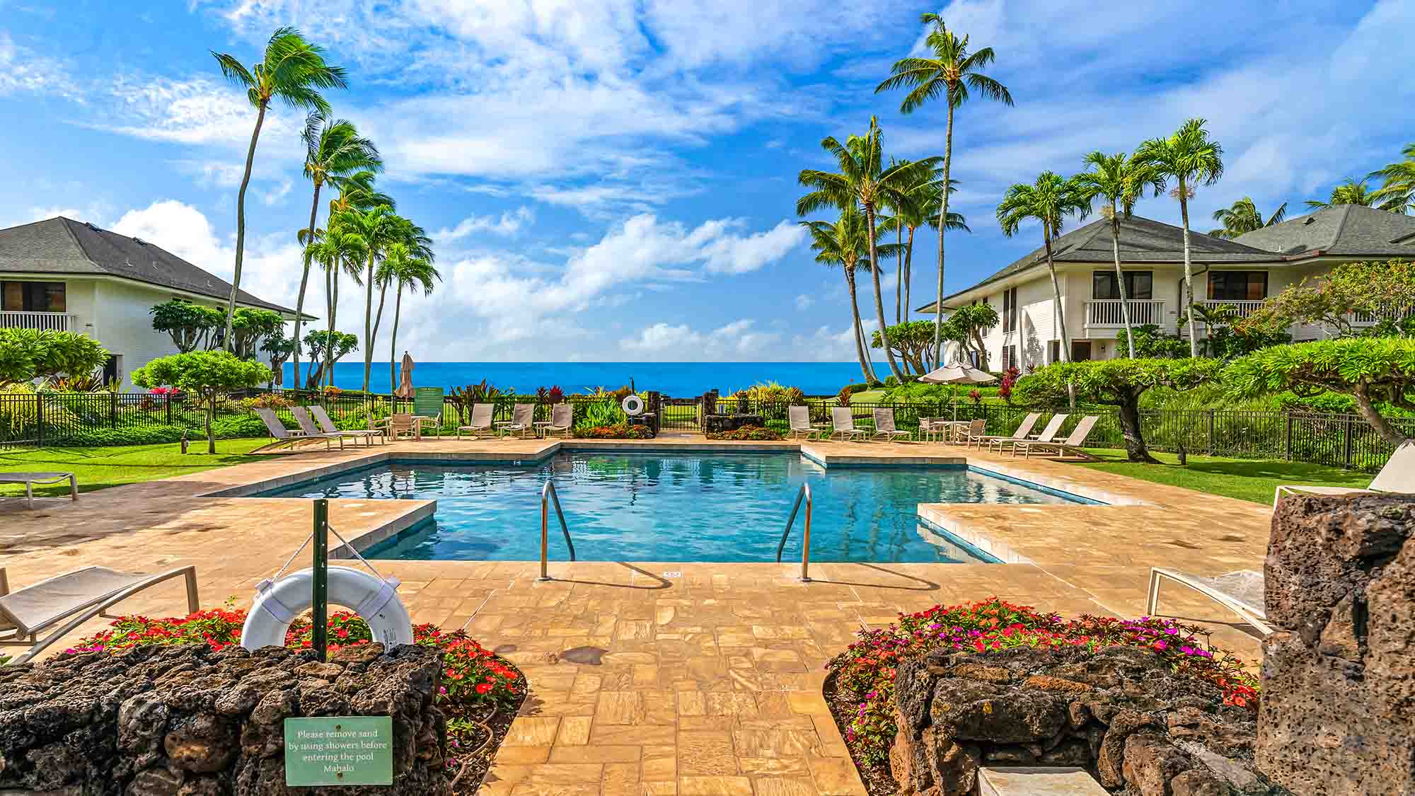 Poipu Kapili Resort Oceanfront Swimming Pool - Parrish Kauai